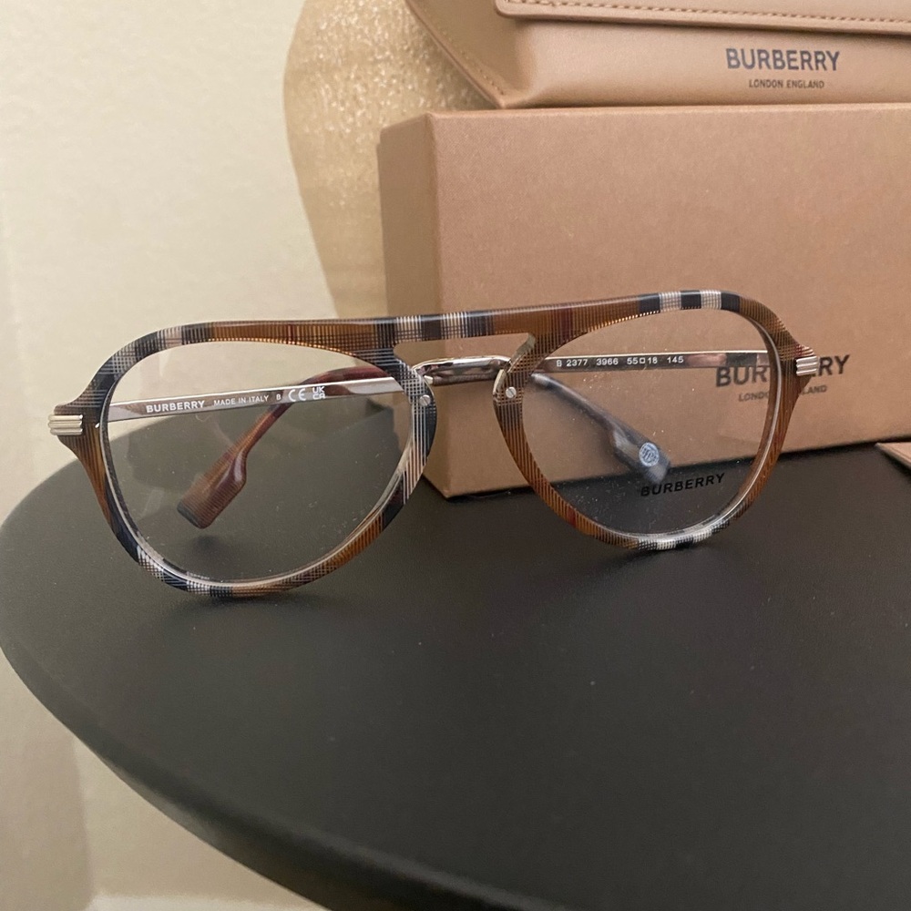 NEW Burberry 2377 Bailey Eyeglasse Frames 3966 Brown